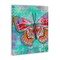 Stupell Industries Cherry Mint Butterfly Canvas Wall Art Design by Jennifer Lambein